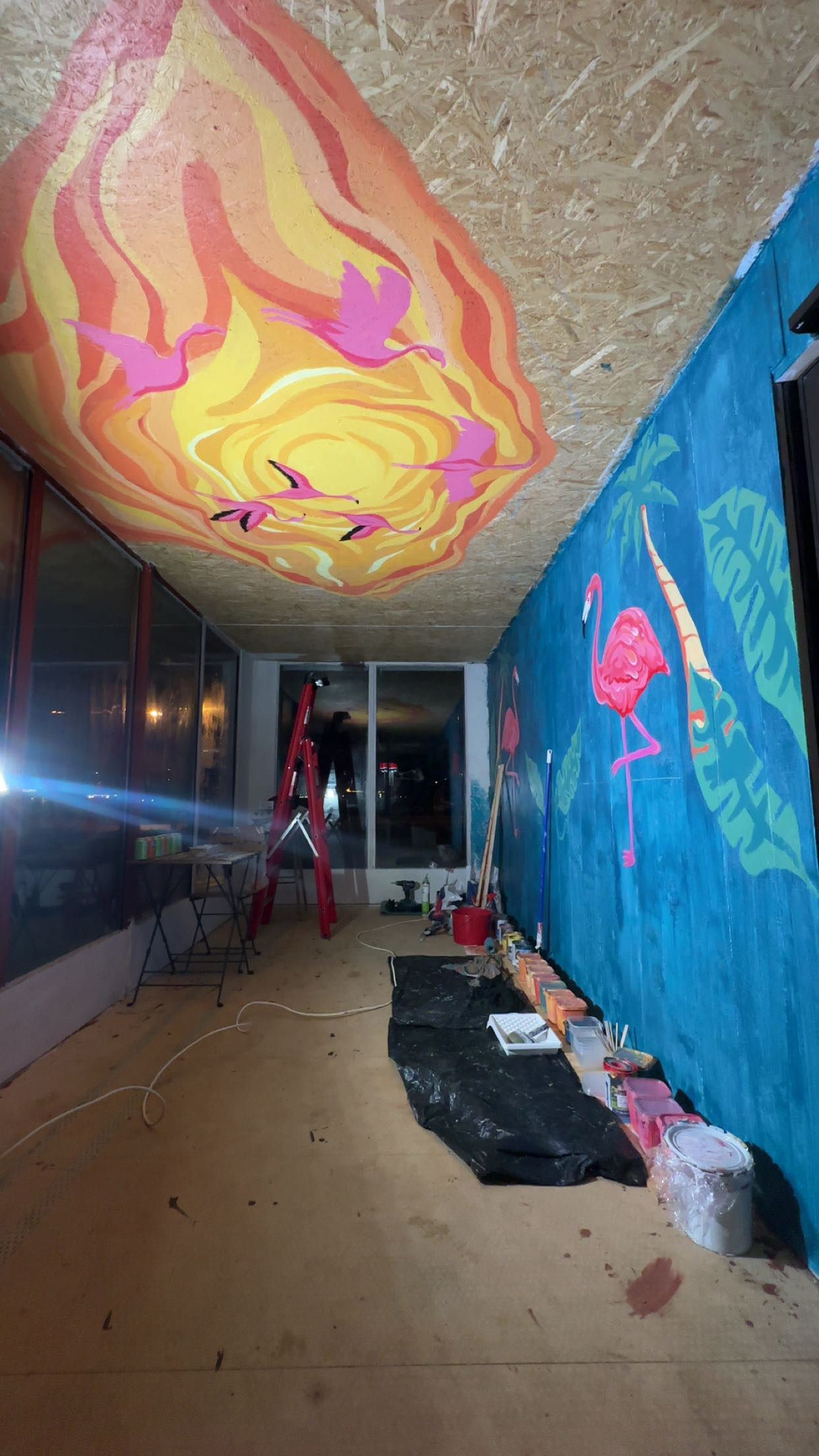 Flamingo-rummet – detaljer